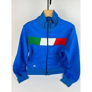 Adidas FIFA World Cup Italy 2006 Track Jacket Zipper Size L Chest 38 Blue Soccer